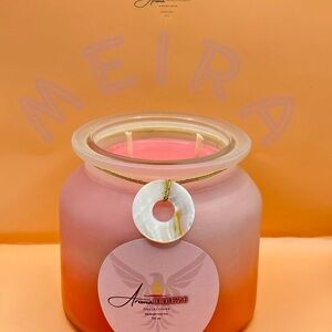 Pink and Orange Candle